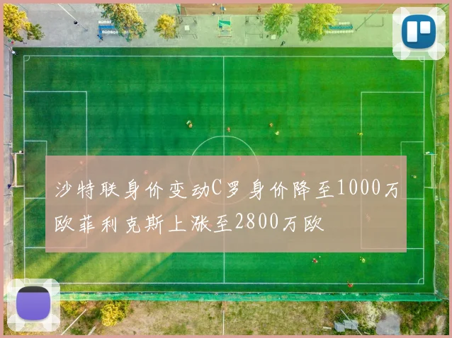 沙特联身价变动C罗身价降至1000万欧菲利克斯上涨至2800万欧